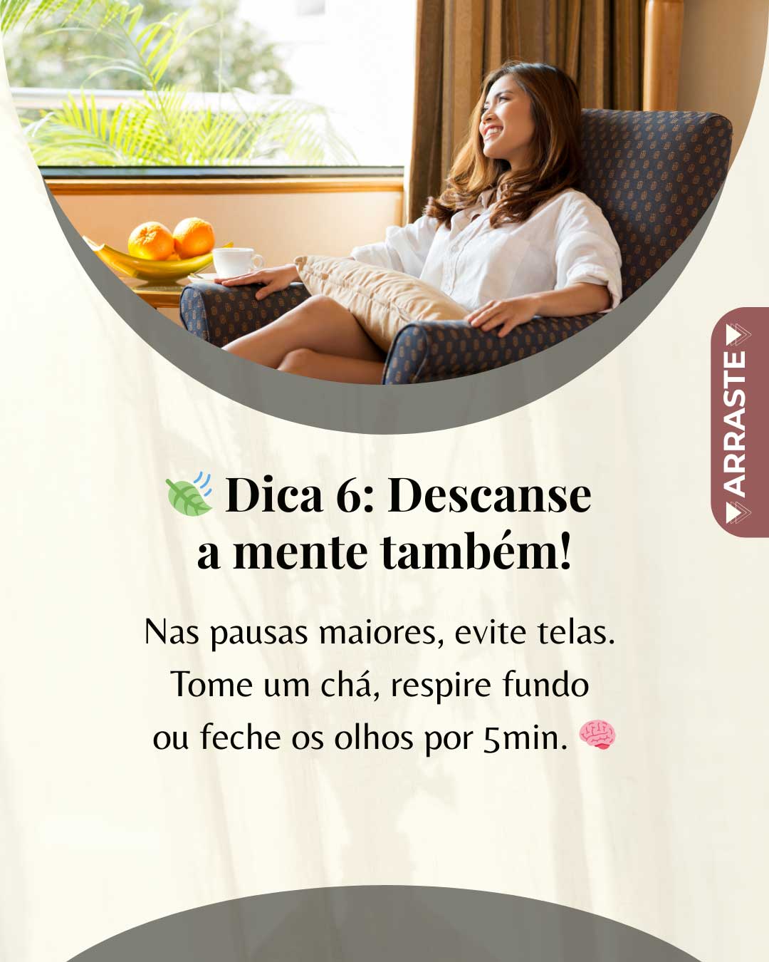 Pausas para Alimentação e Descanso Mental